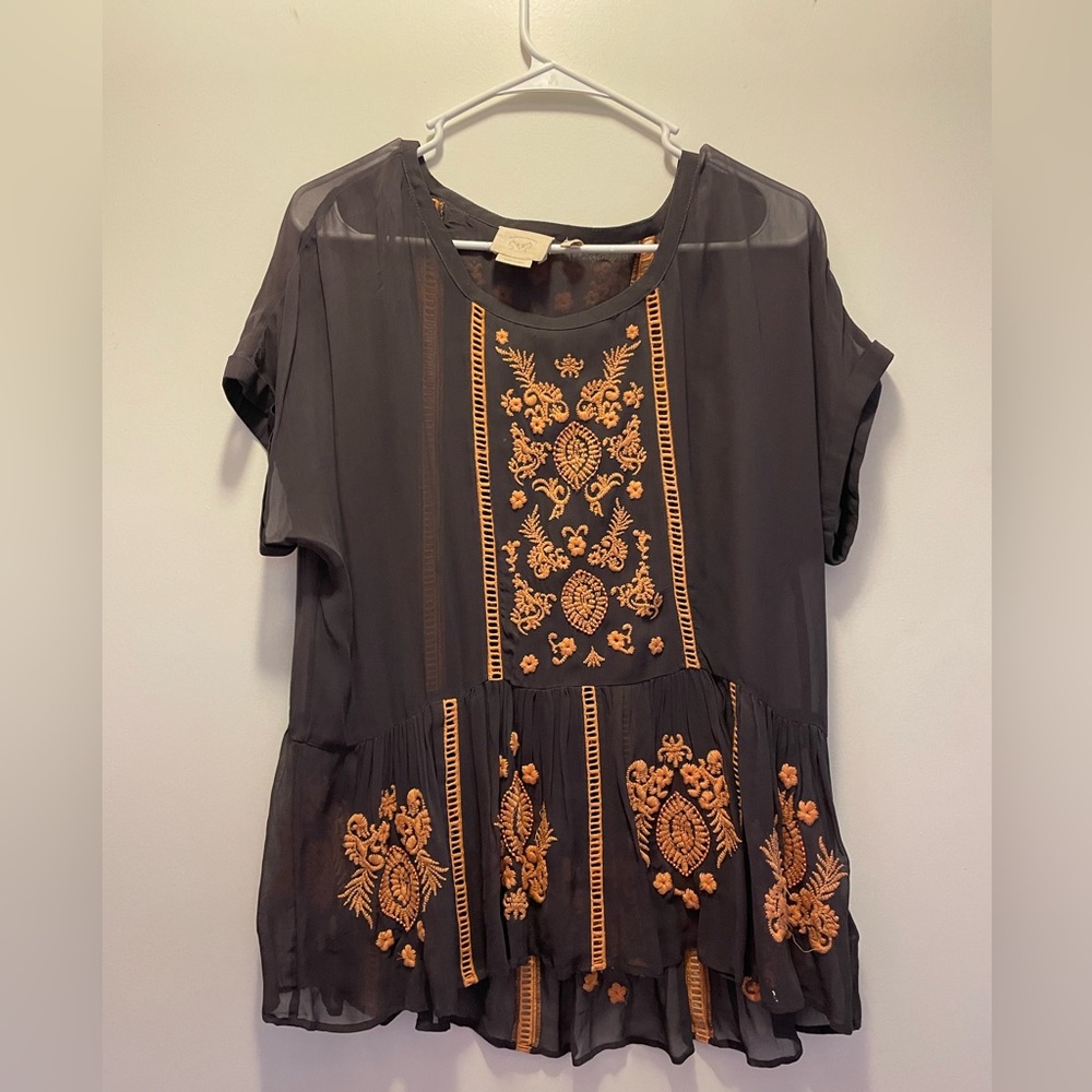 Anthropologie Blouse Top